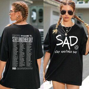Stay Another Day T-Shirt | Mental Health Awareness Shirt | Positive Message